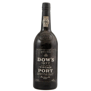 Single bottle of Fortified wine Dow's, Vintage Port, 1977 Touriga Franca & Touriga Nacional