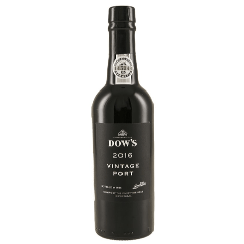 Single bottle of Fortified wine Dow's, Vintage Port, Half Bottle 2016 Touriga Franca & Touriga Nacional