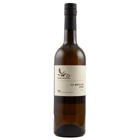 Single bottle of Fortified wine Equipo Navazos La Bota de Fino 115, Jerez Fino, NV Palomino Blend