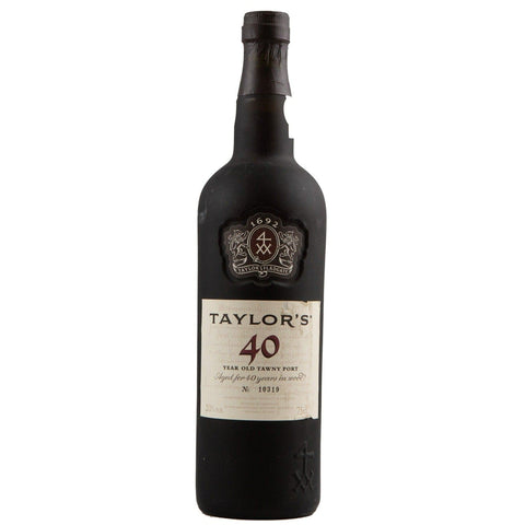 Single bottle of Fortified wine Taylor's, 40 Year Old Port, Tawny Port, NV 33% Touriga Francesa, 33% Touriga Nacional, 33% Tinta Roriz & 1% Other