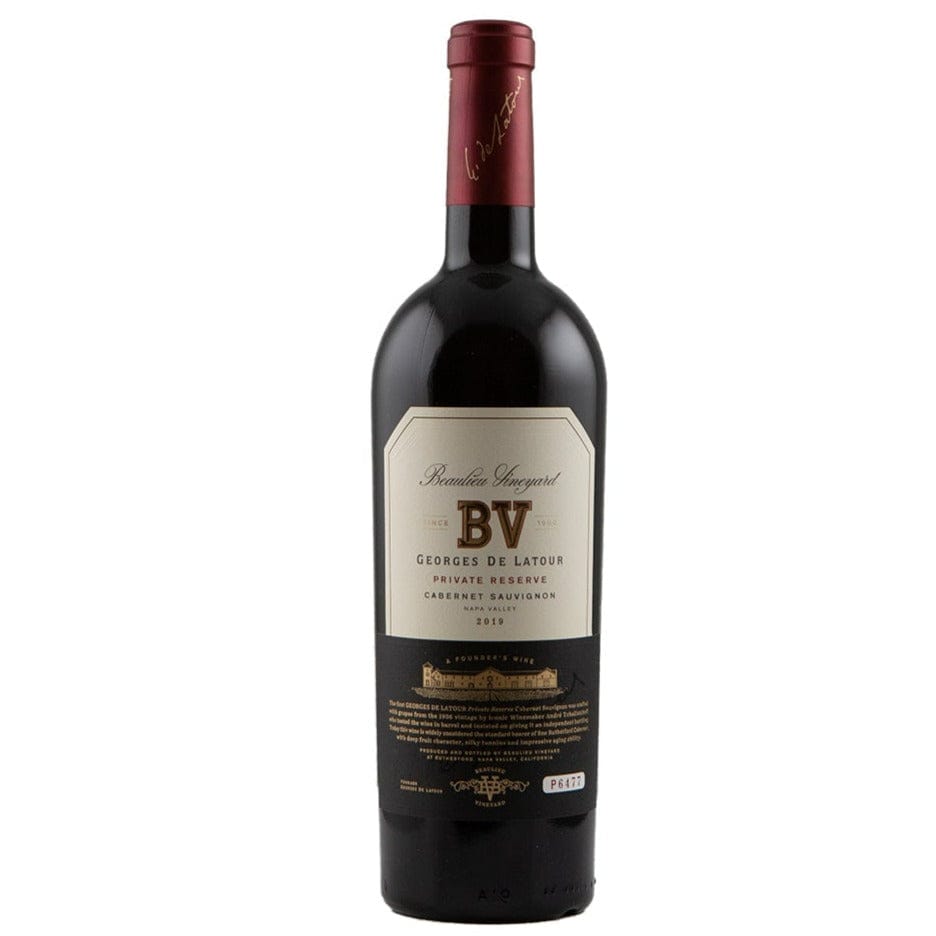 Single bottle of Red wine Beaulieu Vineyards, Georges de Latour Private Reserve, Napa Valley, 2019 91% Cabernet Sauvignon & 9% Petit Verdot