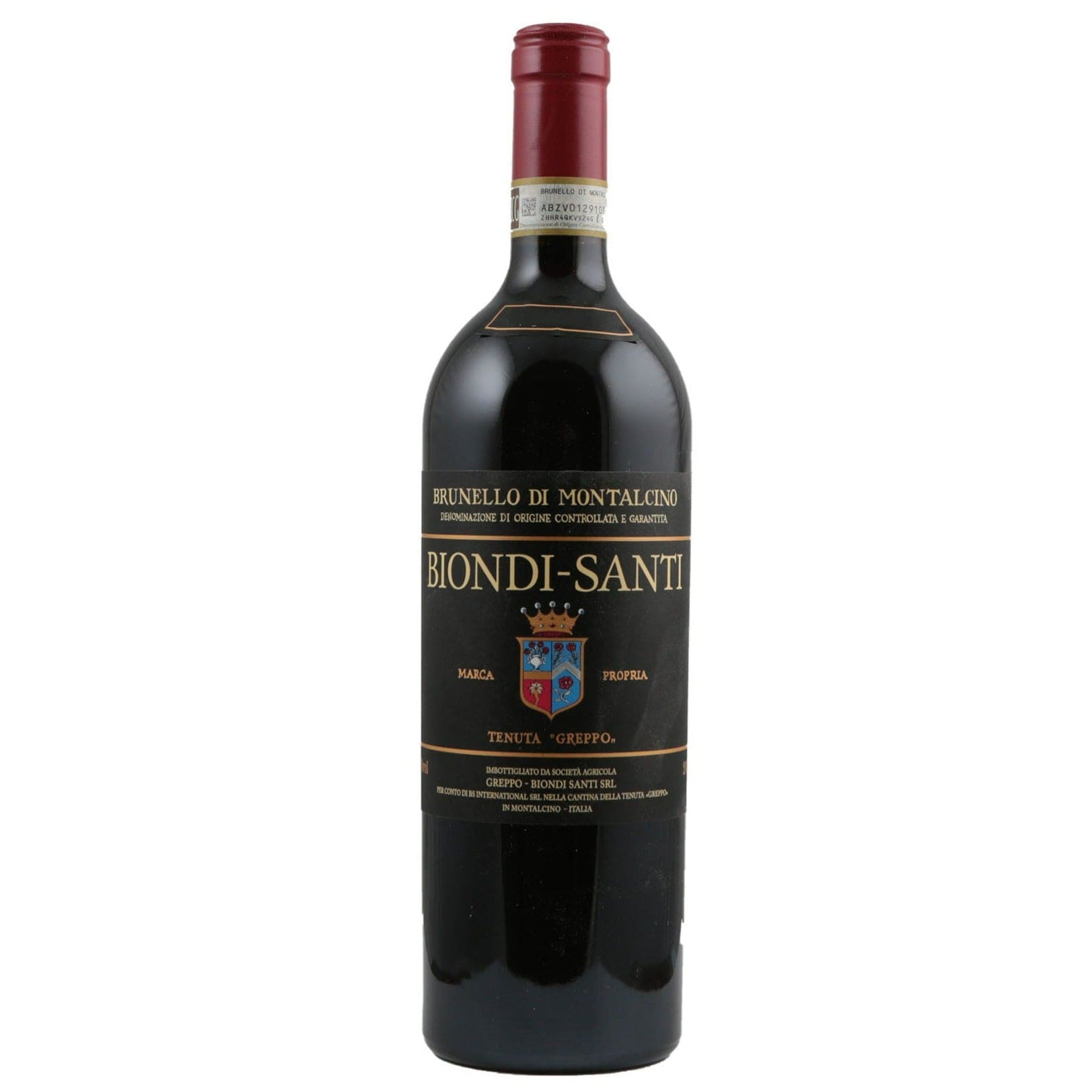Single bottle of Red wine Biondi-Santi, Tenuta Greppo, Brunello di Montalcino, 2010 100% Sangiovese