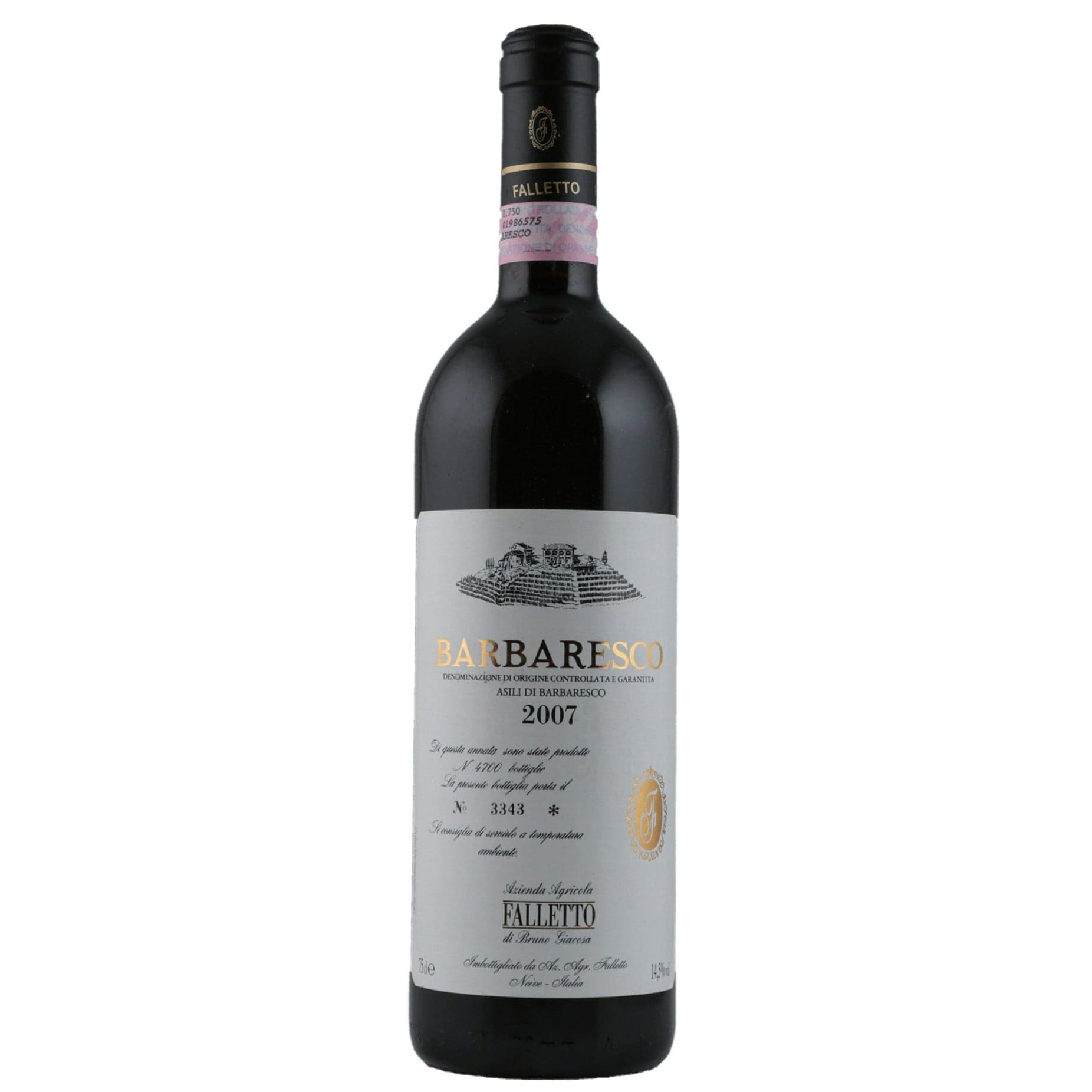 Single bottle of Red wine Bruno Giacosa, Asili, Barbaresco, 2007 100% Nebbiolo