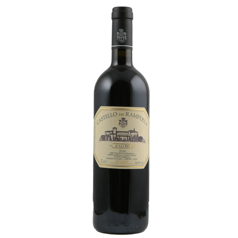 Single bottle of Red wine Castello dei Rampolla, d'Alceo, Toscana IGT, 2016 50% Cabernet Sauvignon, 50% Petit Verdot