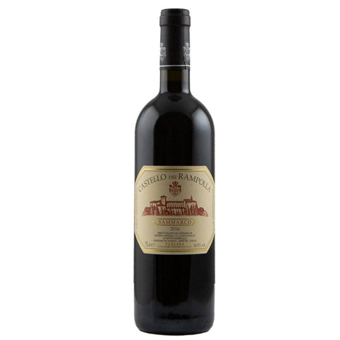 Single bottle of Red wine Castello dei Rampolla, Sammarco, Toscana IGT, 2016 90% Cabernet Sauvignon, 5% Sangiovese & 5% Merlot