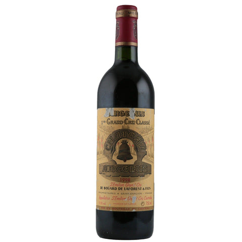 Single bottle of Red wine Ch. Angelus, Grand Cru, Saint-Emilion, 1998 60% Merlot & 40% Cabernet Franc