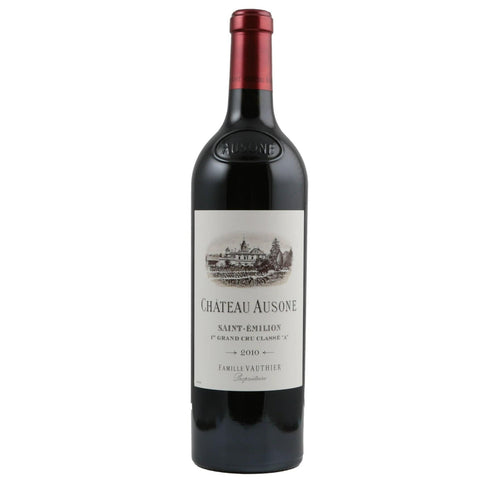 Single bottle of Red wine Ch. Ausone, Grand Cru, Saint Emilion, 2010 55% Cabernet Franc, 45% Merlot