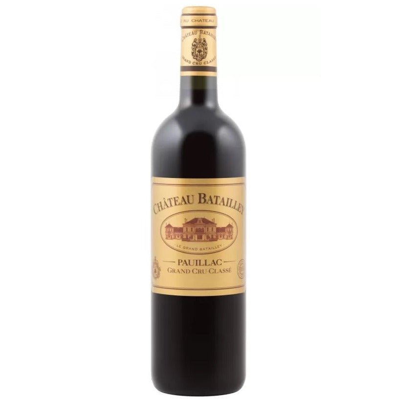 Single bottle of Red wine Ch. Batailley, 5th Growth Grand Cru Classe, Pauillac, 2016 85% Cabernet Sauvignon, 12% Merlot & 3% Petit Verdot