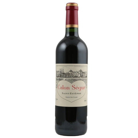 Single bottle of Red wine Ch. Calon-Segur, 3rd Growth Grand Cru Classe, Saint-Estephe, 1990 57% Cabernet Sauvignon, 34% Merlot, 7% Cabernet Franc & 2% Petit Verdot