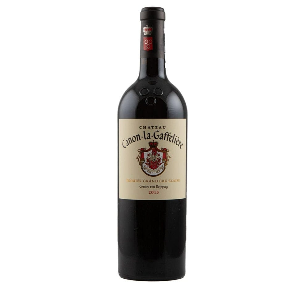 Single bottle of Red wine Ch. Canon La Gaffeliere, Premier Grand Cru Classé B, Saint Emilion, 2015 55% Merlot, 38% Cabernet Franc & 7% Cabernet Sauvignon