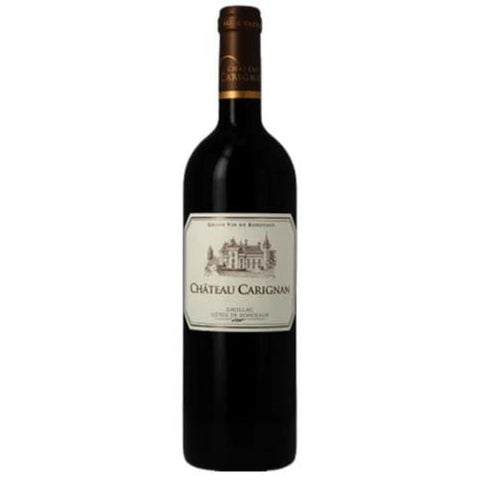 Single bottle of Red wine Ch. Carignan, Grand Vin, Cadillac Cotes de Bordeaux, 2019 75% Merlot, 15% Cabernet Sauvignon & 10% Cabernet Franc