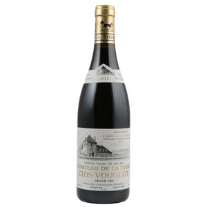 Single bottle of Red wine Ch. de la Tour, Clos de Vougeot Vieilles Vignes Grand Cru, Vougeot, 2010 100% Pinot Noir