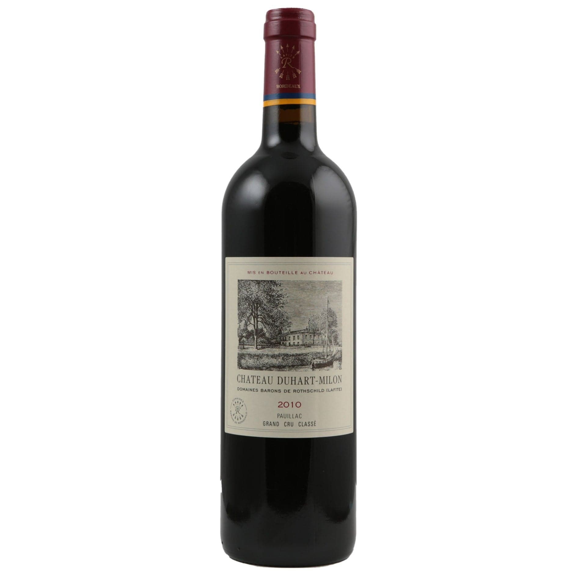 Single bottle of Red wine Ch. Duhart-Milon, 4th Growth Grand Cru Classe, Pauillac, 2010 73% Cabernet Sauvignon & 27% Merlot
