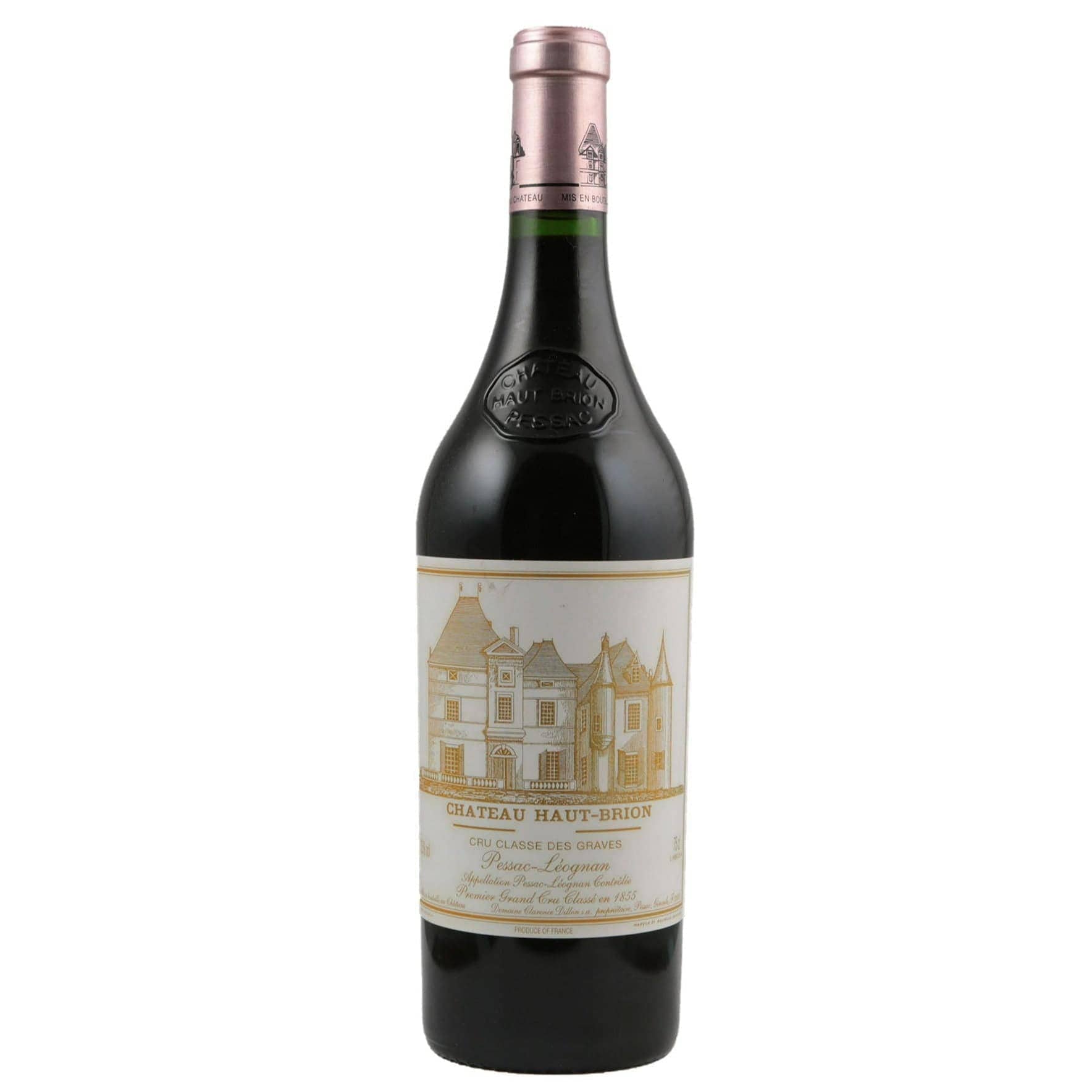 Single bottle of Red wine Ch. Haut Brion, 1st Growth Grand Cru Classe, Pessac-Leognan, 2010 57% Cabernet Sauvignon, 23% Merlot & 20% Cabernet Franc