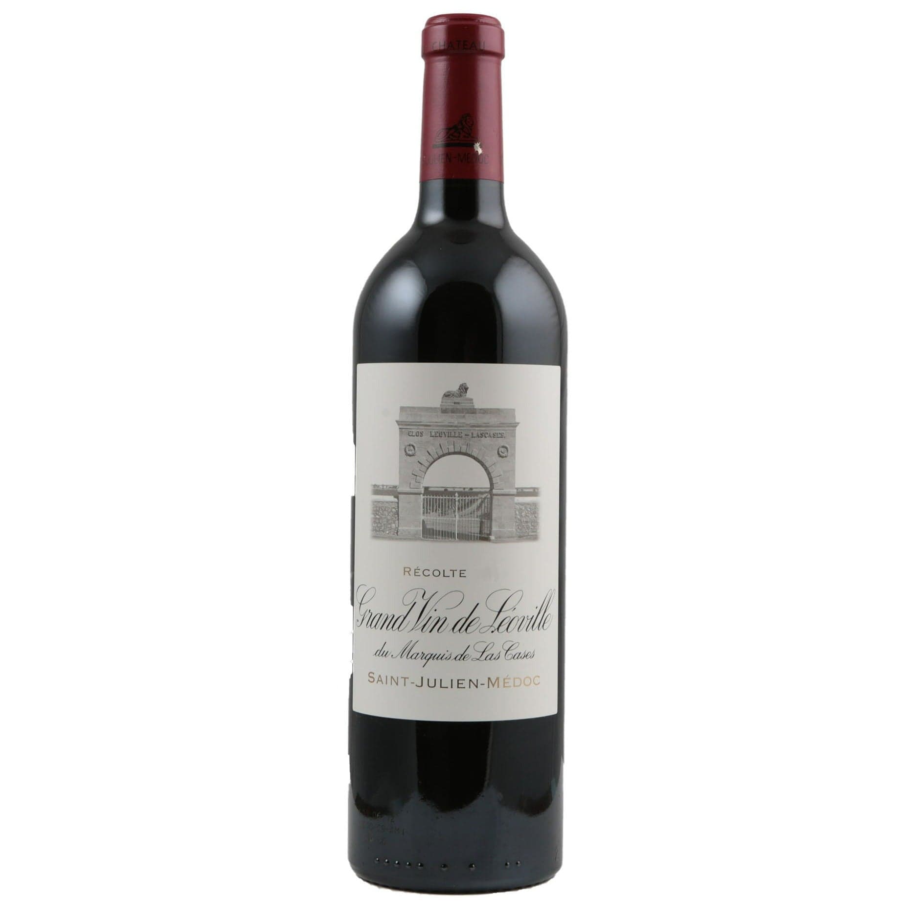 Single bottle of Red wine Ch. Leoville-Las Cases, 2nd Growth Grand Cru Classe, Saint-Julien, 1995 67% Cabernet Sauvignon, 26% Merlot & 7% Cabernet Franc