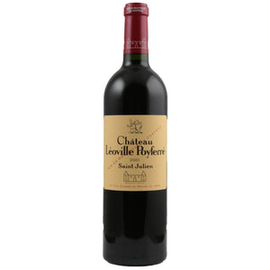 Single bottle of Red wine Ch. Leoville Poyferre, 2nd Growth Grand Cru Classe, Saint Julien, 2010 56% Cabernet Sauvignon, 34% Merlot, 7% Petit Verdot & 3% Cabernet Franc