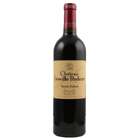 Single bottle of Red wine Ch. Leoville Poyferre, 2nd Growth Grand Cru Classe, Saint Julien, 2015 65% Cabernet Sauvignon, 26% Merlot, 6% Petit Verdot & 3% Cabernet Franc