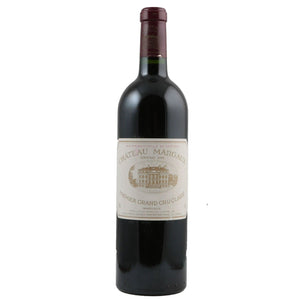 Single bottle of Red wine Ch. Margaux, 1st Growth Grand Cru Classe, Margaux, 2009 87% Cabernet Sauvignon, 9% Merlot, 2% Cabernet Franc & 2% Petit Verdot