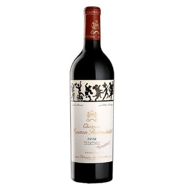Single bottle of Red wine Ch. Mouton Rothschild, 1st Growth Grand Cru Classe, Pauillac, 2016 83% Cabernet Sauvignon, 15% Merlot, 1% Cabernet Franc & 1% Petit Verdot