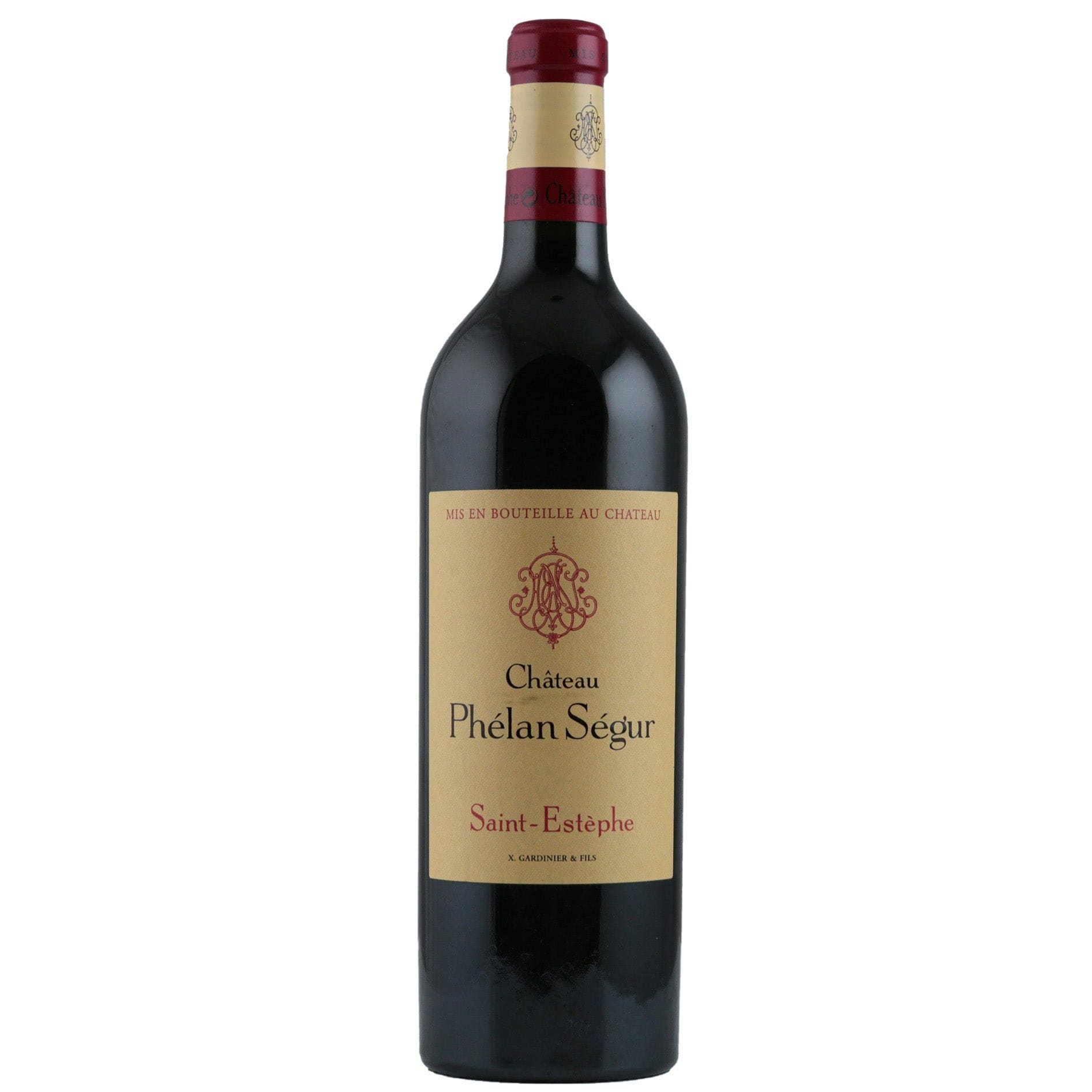 Single bottle of Red wine Ch. Phelan Segur, Grand Vin, Saint-Estephe, 2009 58% Cabernet Sauvignon, 40% Merlot & 2% Cabernet Franc