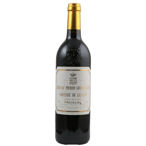 Single bottle of Red wine Ch. Pichon Lalande, 2nd Growth Grand Cru Classe, Pauillac, 1996 45% Cabernet Sauvignon, 35% Merlot, 12% Cabernet Franc & 8% Petit Verdot