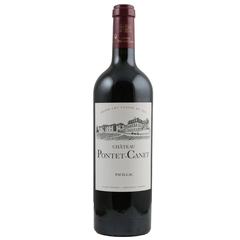 Single bottle of Red wine Ch. Pontet-Canet, 5th Growth Grand Cru Classe, Pauillac, 2010 65% Cabernet Sauvignon, 30% Merlot, 4% Cabernet Franc & 1% Petit Verdot