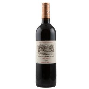 Single bottle of Red wine Ch. Saint Pierre, 4GCC, Saint Julien, 2015 Cabernet Sauvignon, Merlot & Cabernet Franc
