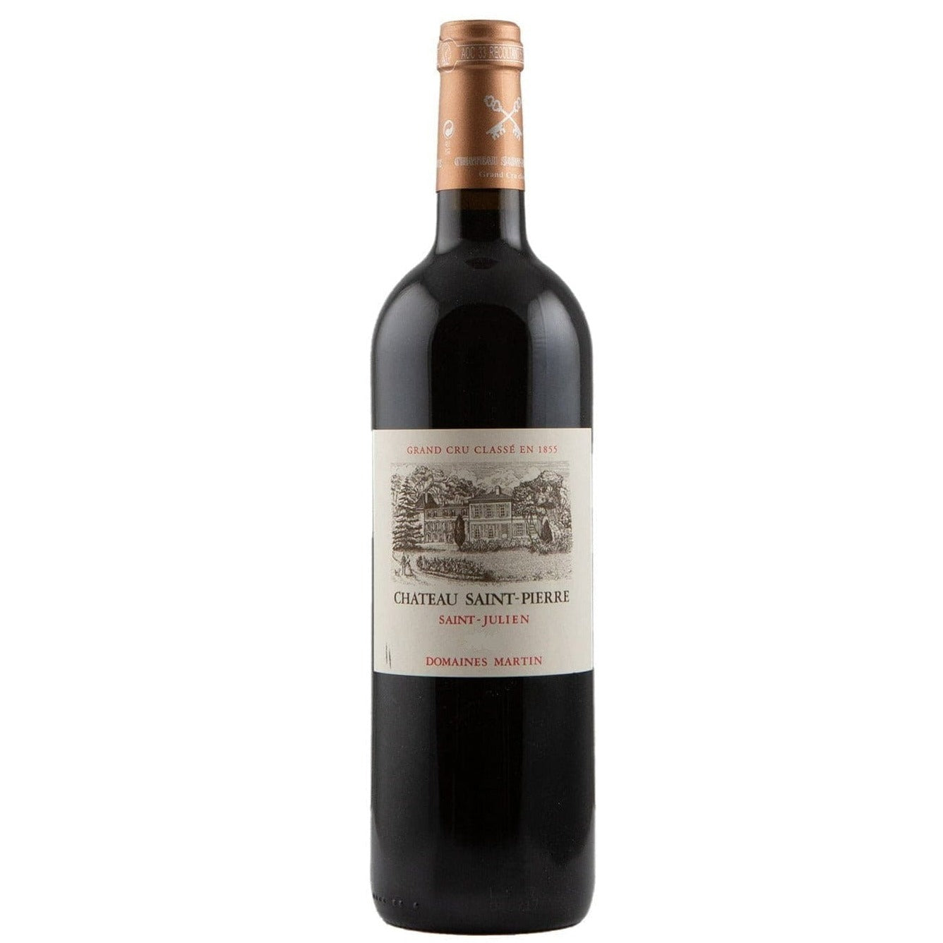 Single bottle of Red wine Ch. Saint Pierre, 4GCC, Saint Julien, 2016 78% Cabernet Sauvignon & 22% Merlot