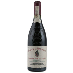 Single bottle of Red wine Chateau de Beaucastel, Hommage a Jacques Perrin, Chateauneuf du Pape, 2009 70% Mourvèdre, 10%, Grenache, 10% Counoise & 10% Syrah