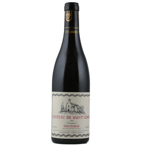 Single bottle of Red wine Chateau de Saint Cosme, Valbelle, Gigondas, 2001 90% Grenache, 10% Syrah