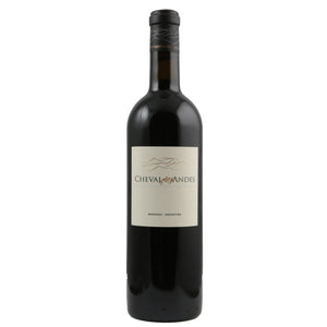 Single bottle of Red wine Cheval Blanc & Terrazas de Los Andes, Cheval des Andes, Mendoza, 2017 62% Malbec, 38% Cabernet Sauvignon