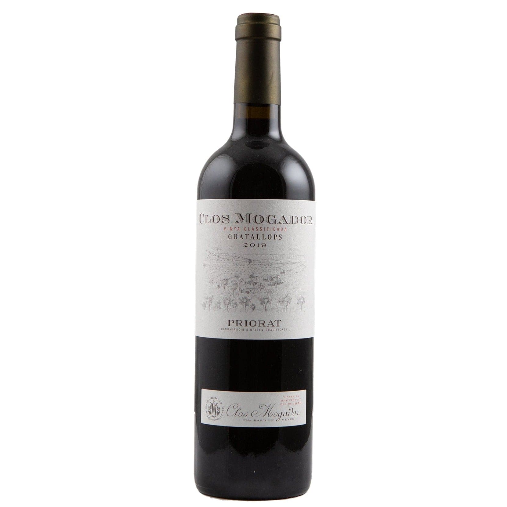 Single bottle of Red wine Clos Mogador, Vi de Finca, Priorat, 2019 49% Grenache, 29% Carignan, 12% Syrah & 10% Cabernet Sauvignon