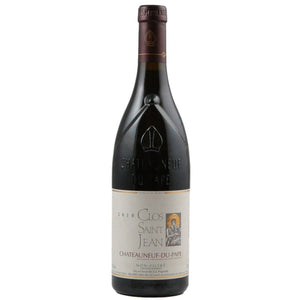 Single bottle of Red wine Clos Saint-Jean, Chateauneuf du Pape, 2010 Grenache & Mourvedre