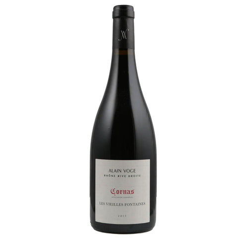Single bottle of Red wine Dom. Alain Voge, Les Vielles Fontaines, Cornas, 2015 100% Syrah