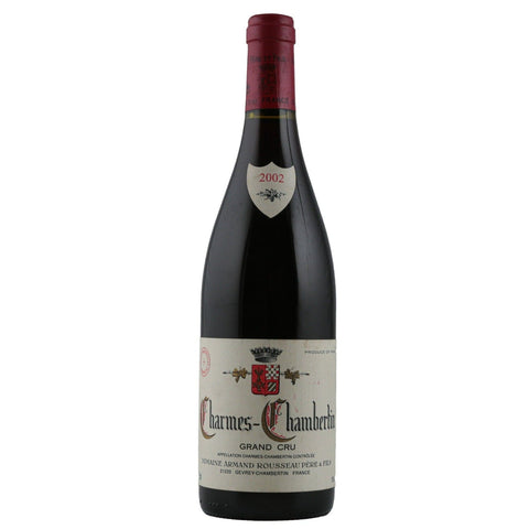 Single bottle of Red wine Dom. Armand Rousseau, Charmes-Chambertin Grand Cru, Gevrey Chambertin, 2002 100% Pinot Noir