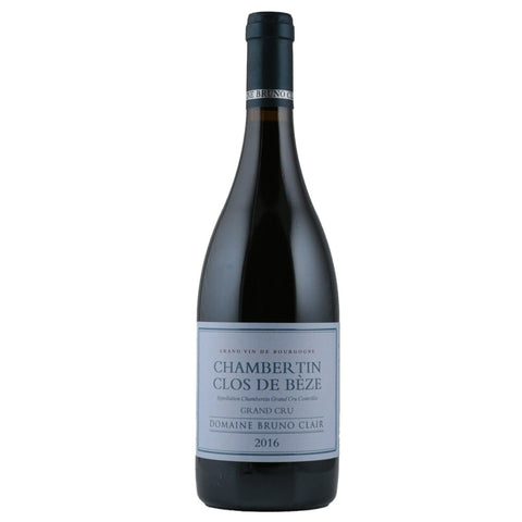 Single bottle of Red wine Dom. Bruno Clair, Chambertin Clos de Beze Grand Cru, 2016 100% Pinot Noir