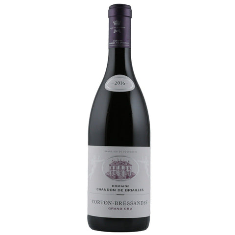 Single bottle of Red wine Dom. Chandon de Brialles, Corton-Bressandes Grand Cru, Corton Rouge, 2016 100% Pinor Noir