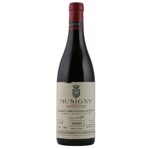 Single bottle of Red wine Dom. Comte Georges de Vogue, Musigny Grand Cru 'Cuvee Vieilles Vignes', Chambolle Musigny, 1996 100% Pinot Noir
