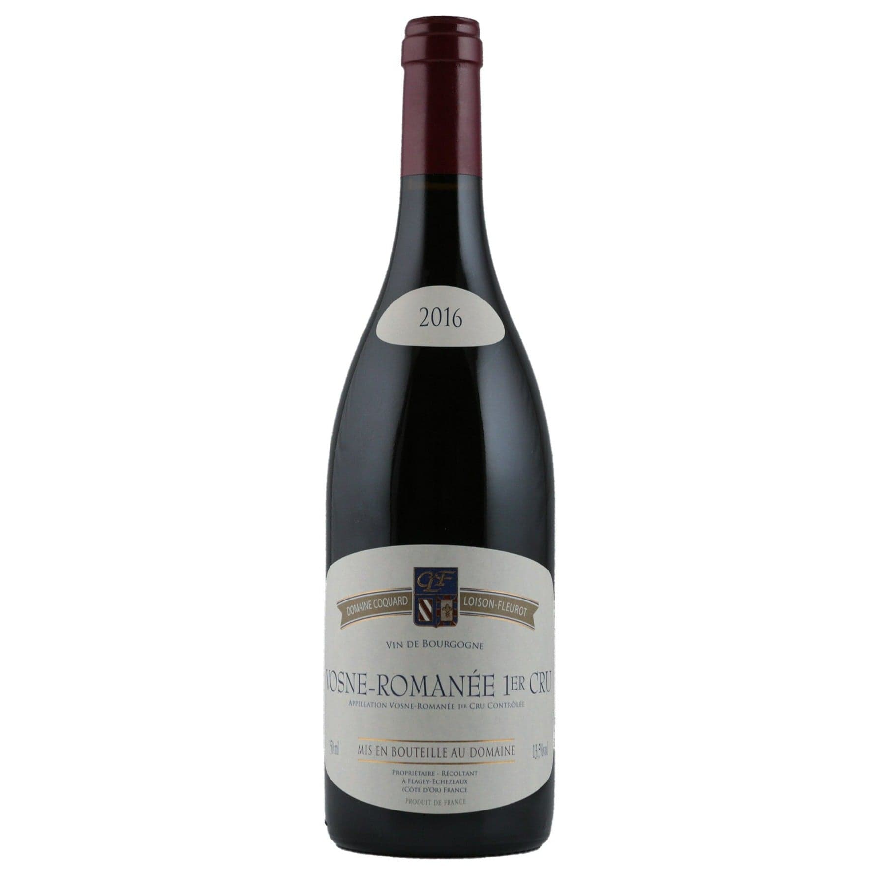 Single bottle of Red wine Dom. Coquard Loison-Fleurot, Vosne Romanee Premier Cru, Vosne-Romanee, 2016 100% Pinot Noir