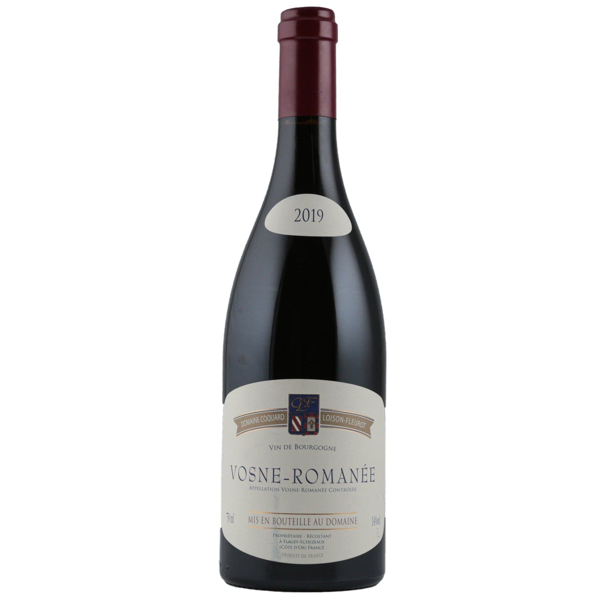 Single bottle of Red wine Dom. Coquard Loison-Fleurot, Vosne Romanée, Vosne-Romanee 2019 100% Pinot Noir