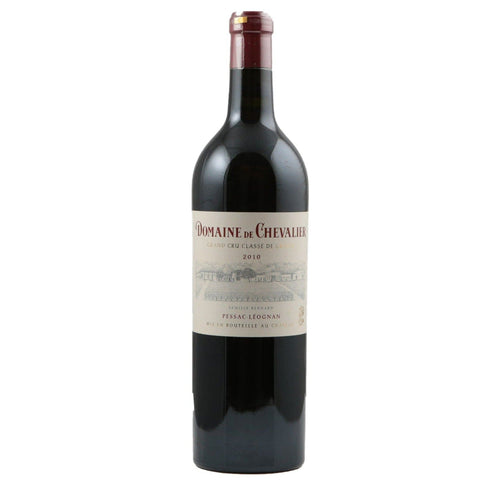 Single bottle of Red wine Dom. de Chevalier, Grand Cru Classé Graves, Pessac-Leognan, 2010 65% Cabernet Sauvignon, 20% Merlot & 5% Petit Verdot