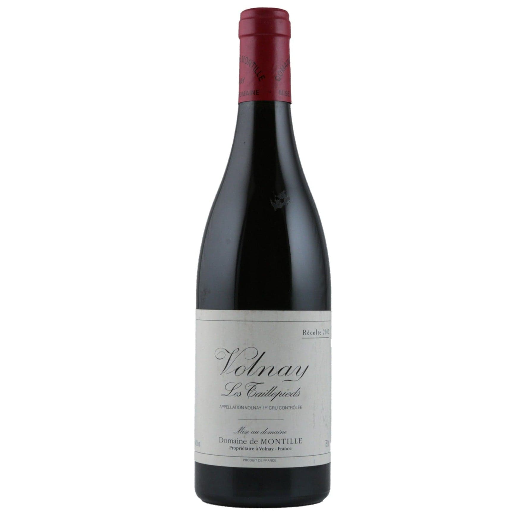Single bottle of Red wine Dom. de Montille, Les Taillepieds Premier Cru, Volnay 2002 100% Pinot Noir