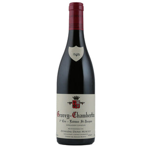 Single bottle of Red wine Dom. Denis Mortet, Lavaux Saint Jacques Premier Cru, Gevrey Chambertin, 2015 100% Pinot Noir