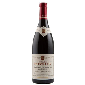 Single bottle of Red wine Dom. Faiveley, Lavaux Saint Jacques Premier Cru, Gevrey-Chambertin, 2019 100% Pinot Noir