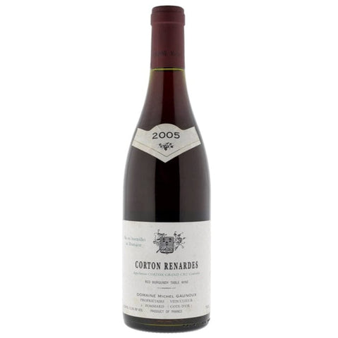 Single bottle of Red wine Dom. Michel Gaunoux, Corton-Renardes Grand Cru, Corton Rouge, 2005 100% Pinot Noir