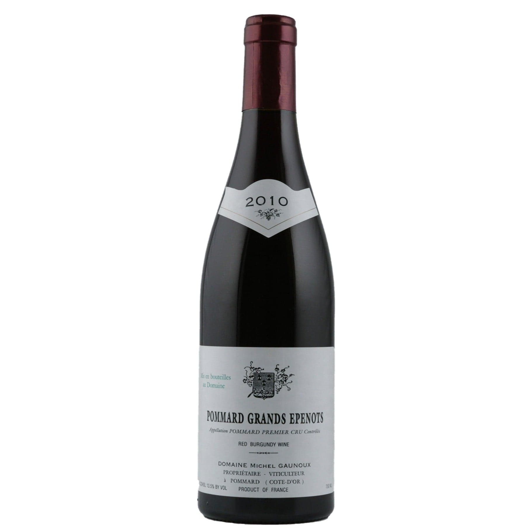 Single bottle of Red wine Dom. Michel Gaunoux, Les Grands Epenots Premier Cru, Pommard, 2010 100% Pinot Noir