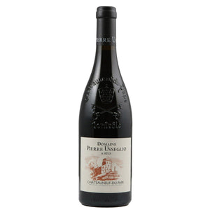 Single bottle of Red wine Dom. Pierre Usseglio et Fils, Chateauneuf du Pape, 2010 Grenache, Syrah, Cinsault & Mourvedre