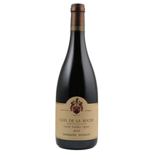 Single bottle of Red wine Dom. Ponsot, Clos de la Roche Vieilles Vignes Grand Cru, Morey-Saint-Denis, 2015 100% Pinot Noir