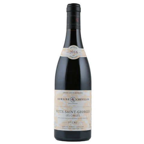 Single bottle of Red wine Dom. Robert Chevillon, Les Cailles Premier Cru, Nuits-Saint-Georges, 2016 100% Pinot Noir