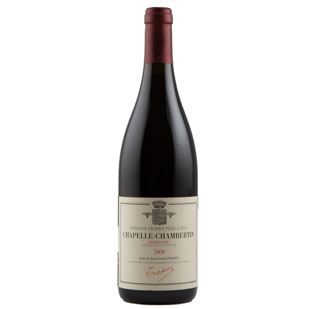 Single bottle of Red wine Dom. Trapet Pere & Fils, Chapelle-Chambertin Grand Cru, Gevrey Chambertin, 2009 100% Pinot Noir